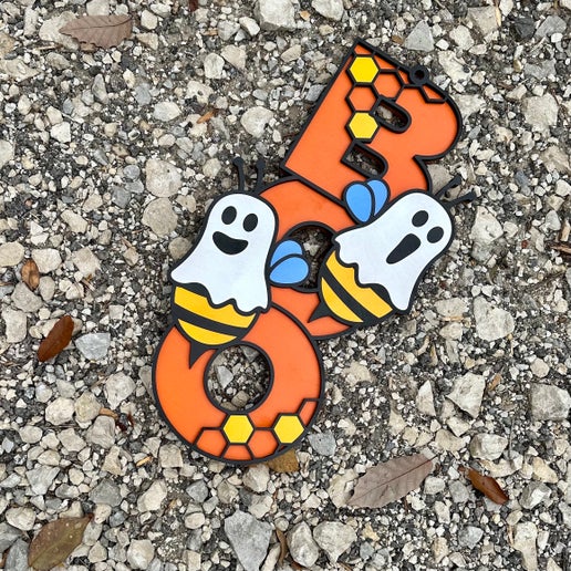 Boo BEES Door Hanger