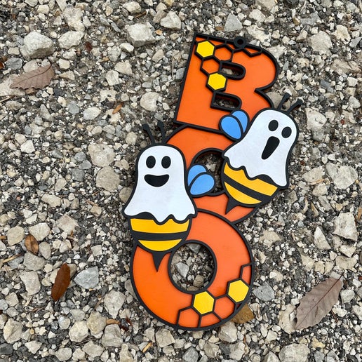 Boo BEES Door Hanger