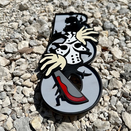 Boo Friday the 13th Vibe Door Hanger