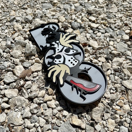 Boo Friday the 13th Vibe Door Hanger