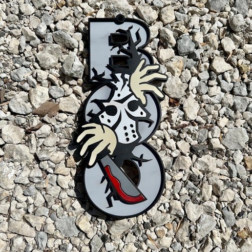 Boo Friday the 13th Vibe Door Hanger