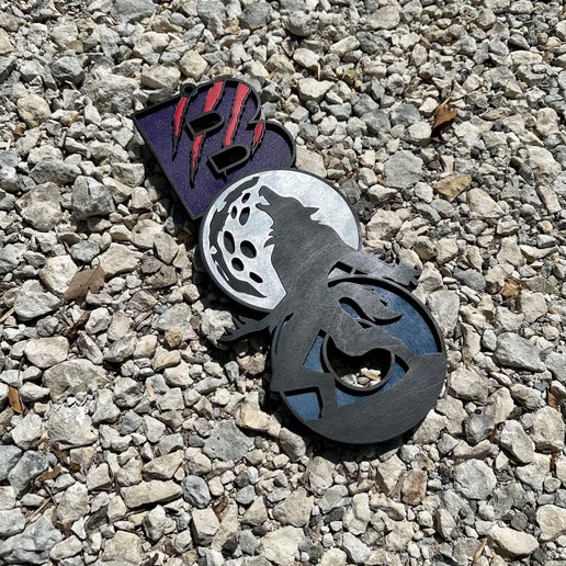 Boo Werewolf door hanger