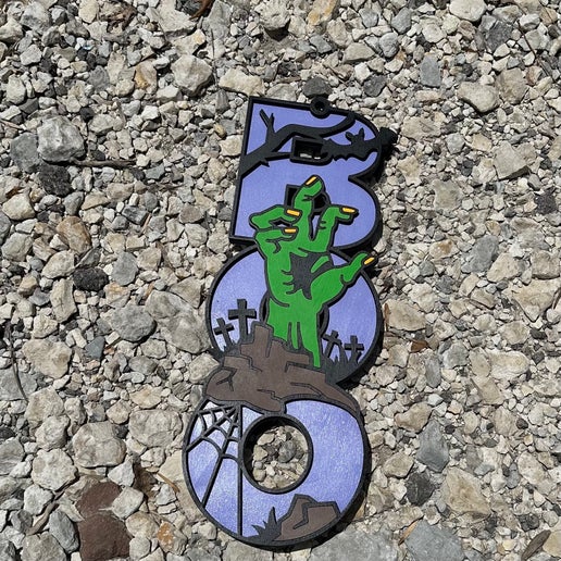 Boo Zombie Hand Door Hanger