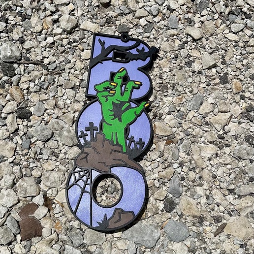 Boo Zombie Hand Door Hanger