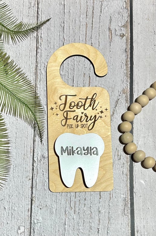 Personalized Tooth Fairy Door hanger