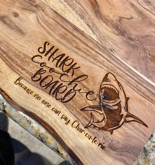 Shark Coochie Board - The Ultimate Charcuterie Conversation Piece