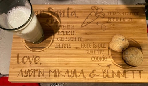 Custom Engraved Santa Cutting Boards π
π¦