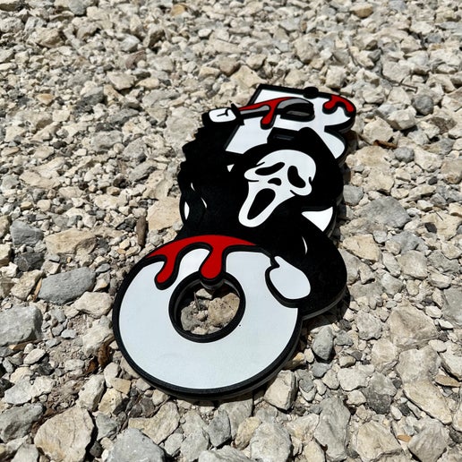 Boo ghost scream door hanger