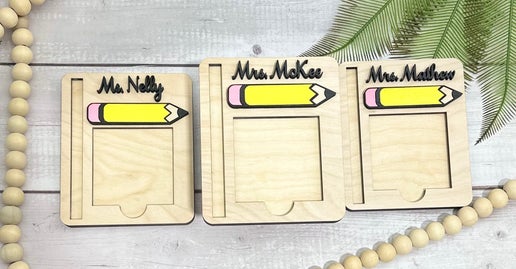 Teacher Post it note holder