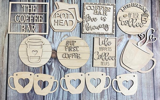 Coffee Bar DIY Kit – Perfect for Tiered Trays ☕️