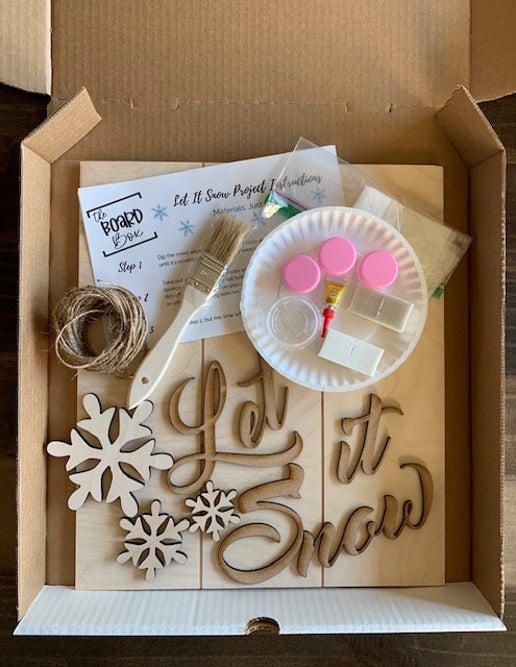DIY “Let It Snow” Winter Craft Kit ❄️🎨