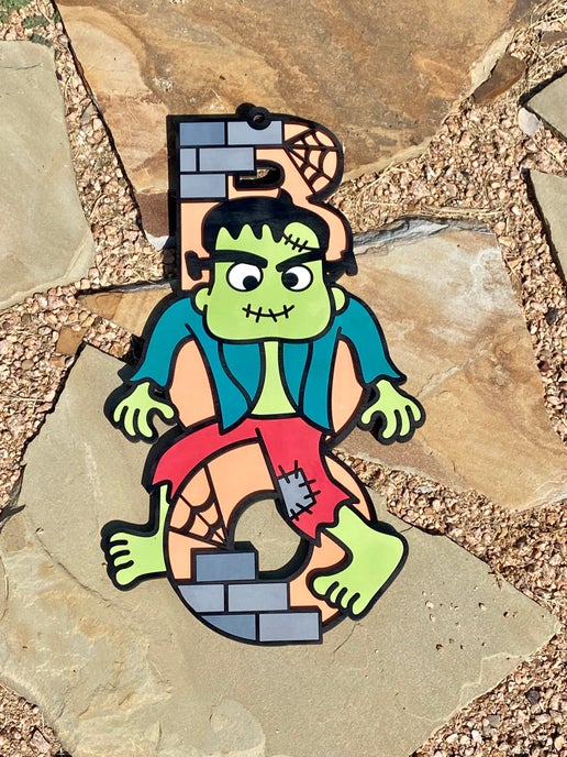 Boo FRANKENSTEIN's Monster Door Hanger