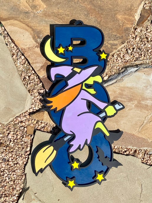 Boo Witch Door Hanger
