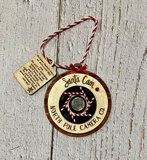 Santa Cam Ornament โ Keep the Christmas Magic Alive