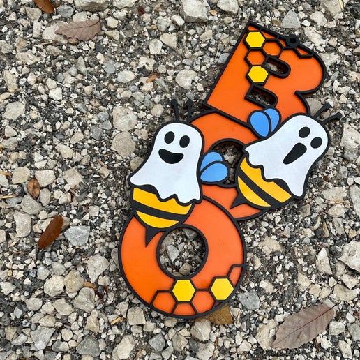 Boo BEES Door Hanger