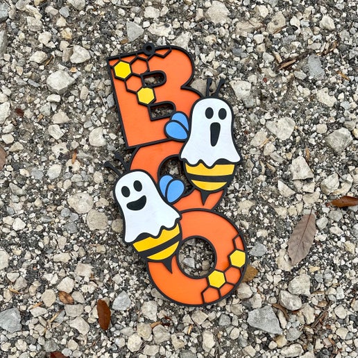 Boo BEES Door Hanger