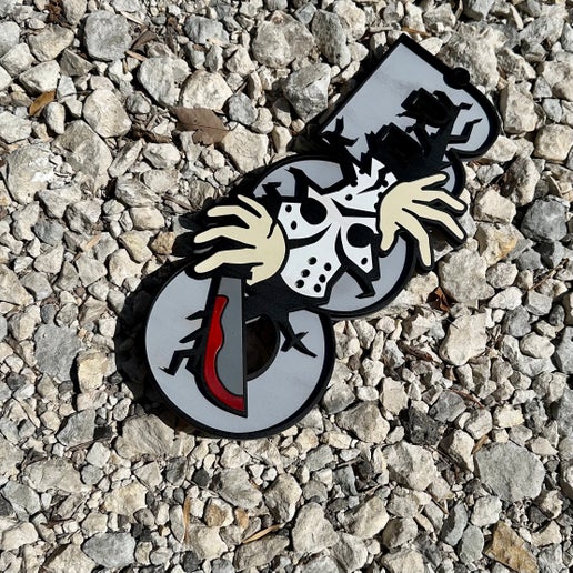 Boo Friday the 13th Vibe Door Hanger