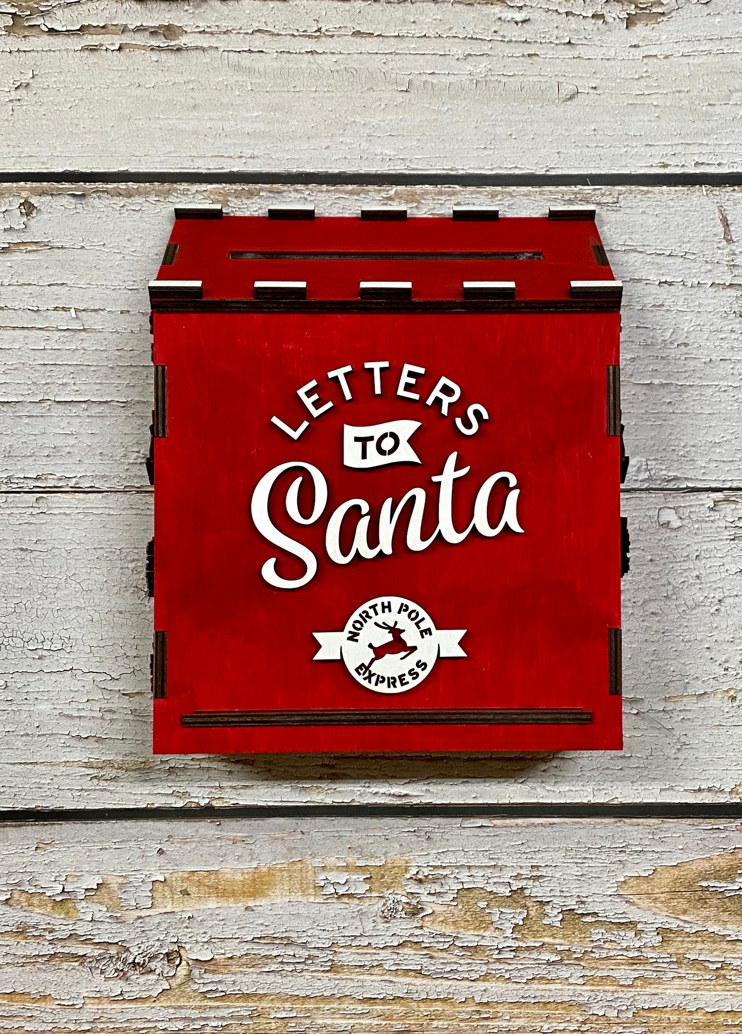 Letters to Santa - Wooden Mailbox | North Pole Christmas Décor