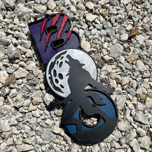 Boo Werewolf door hanger