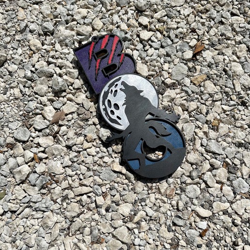 Boo Werewolf door hanger