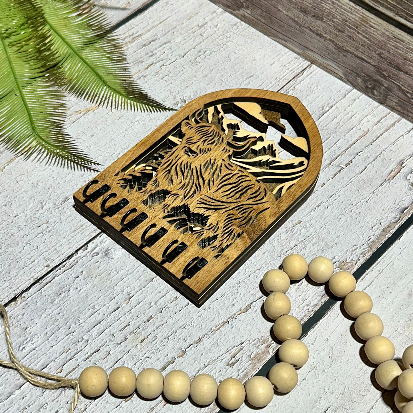 Highland Cow Key Holder