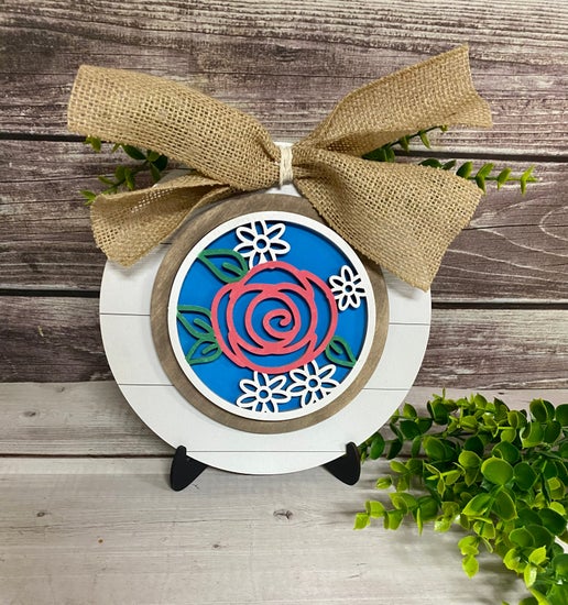 Interchangeable Seasonal Wooden Décor Set – Personalized Home Decor