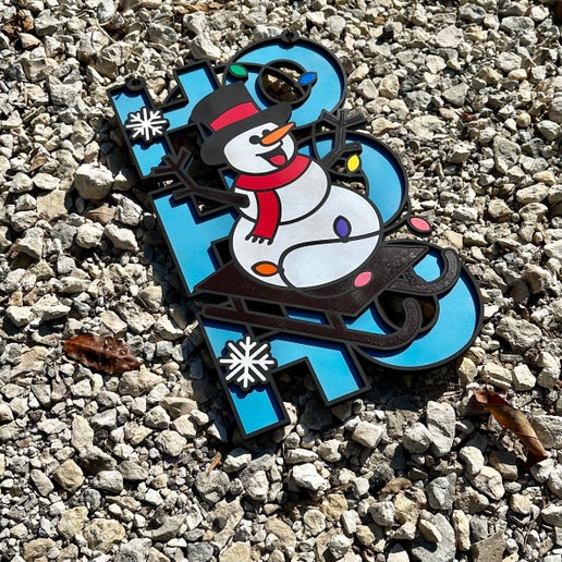 HO HO HO Snowman