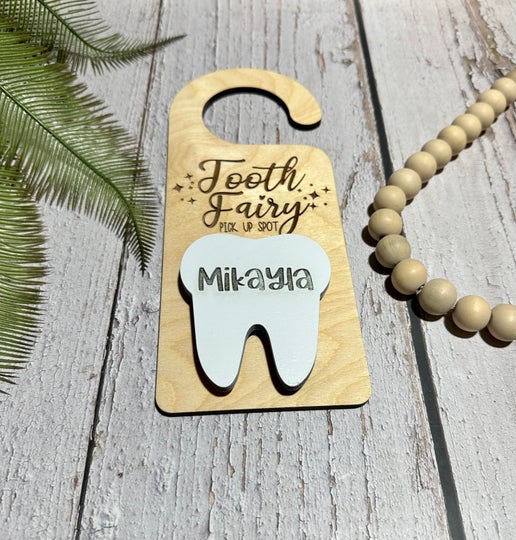 Personalized Tooth Fairy Door hanger