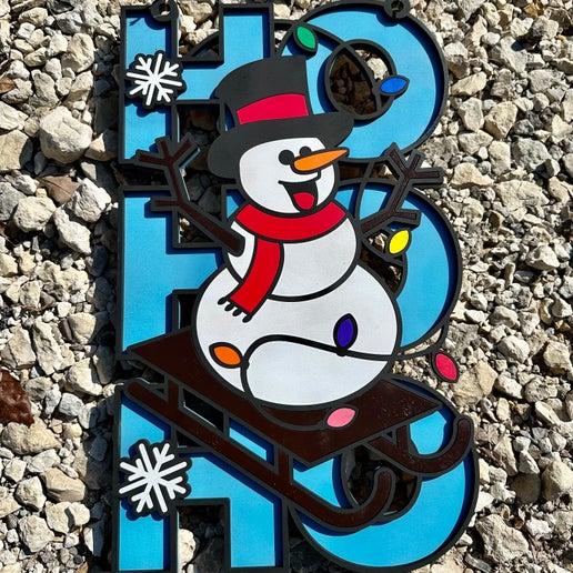 HO HO HO Snowman