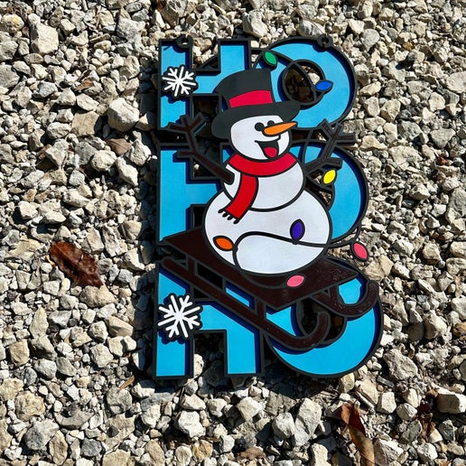 HO HO HO Snowman