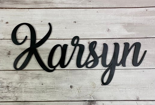 Custom Wooden First Name Signs