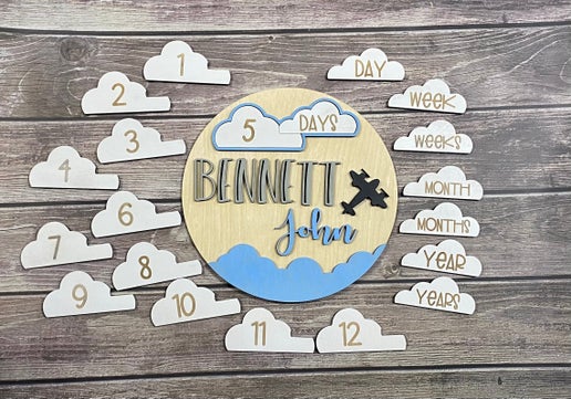 Personalized Plane Milestone Round