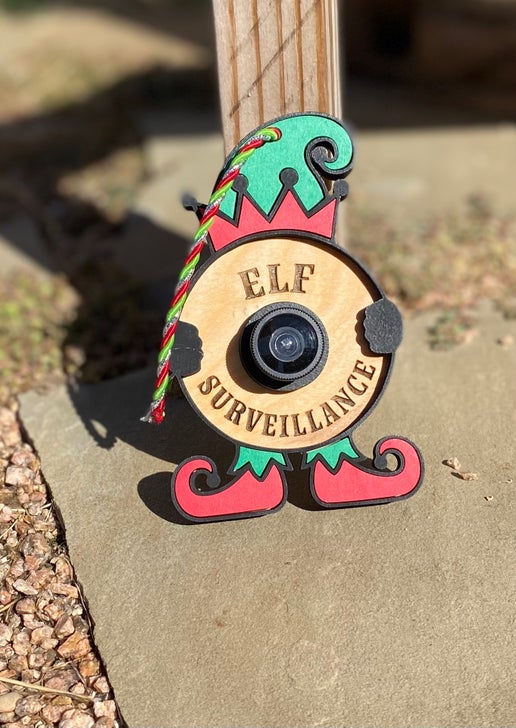 Elf Surveillance Ornament