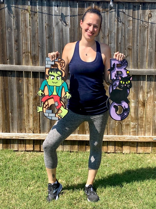 Boo FRANKENSTEIN's Monster Door Hanger