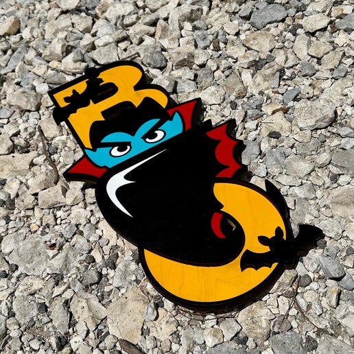 Boo Dracula door hanger