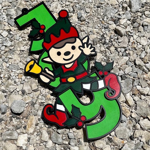 Joy Elf Door Hanger