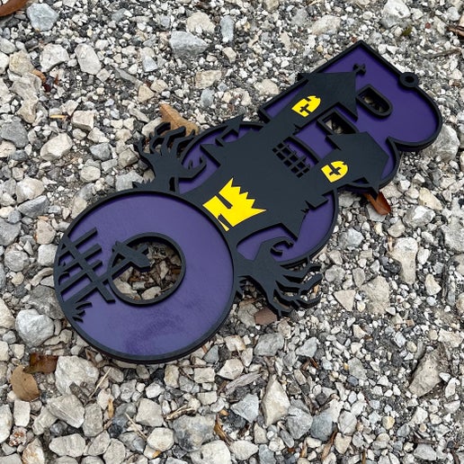 Boo Haunted House Door Hanger