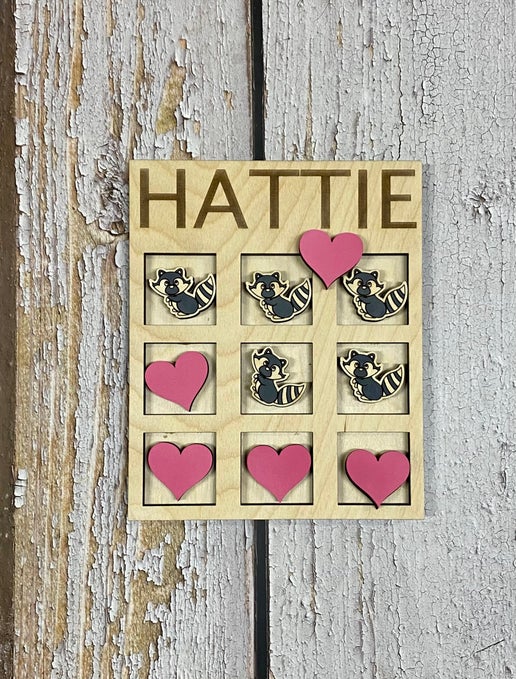 Custom Name Valentine’s Day Tic-Tac-Toe!