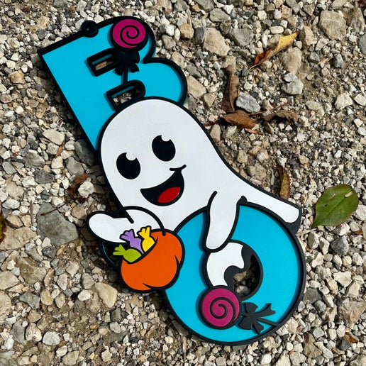 Boo Cute Ghost Door Hanger