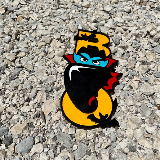 Boo Dracula door hanger