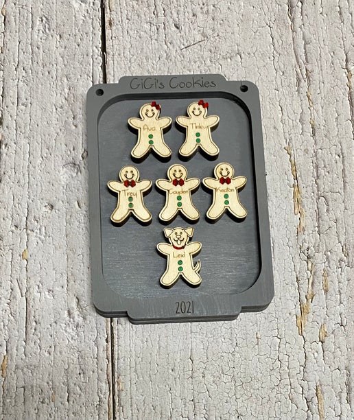 Gingerbread Family Ornaments