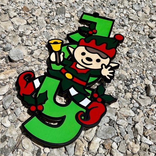 Joy Elf Door Hanger