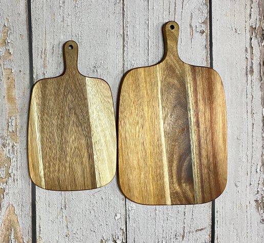 Custom Engraved Acacia Cutting Boards – Perfect for Every Kitchen!
