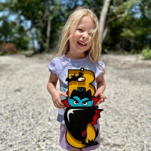 Boo Dracula door hanger