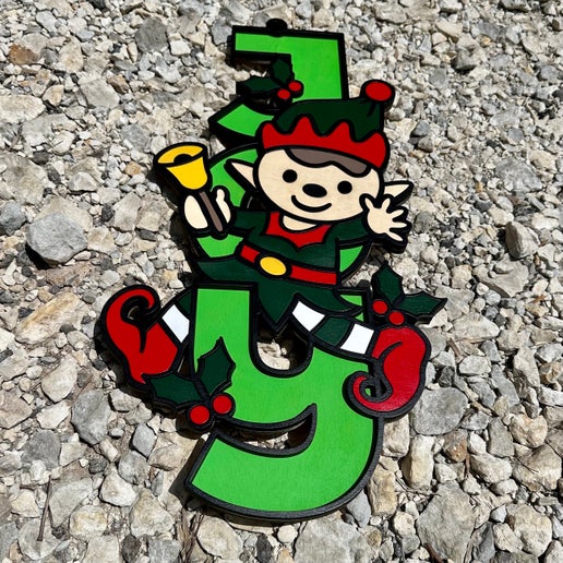 Joy Elf Door Hanger