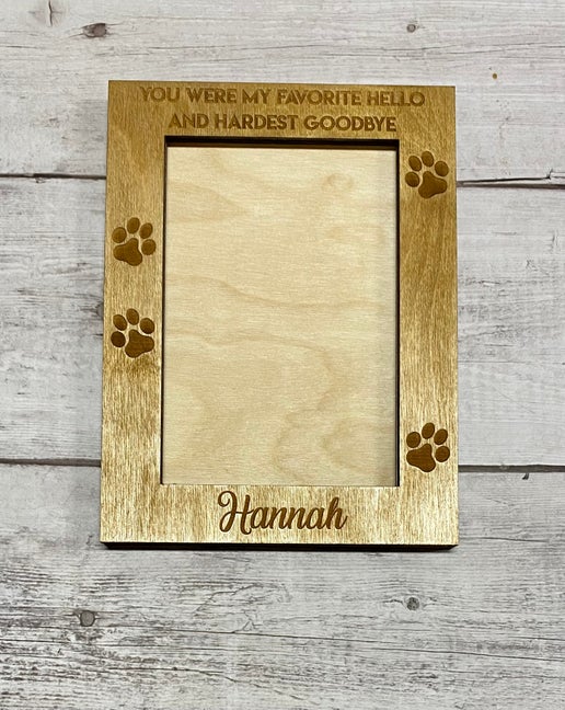 Custom Dog Picture Frames - Memorial or Celebration! 🐾