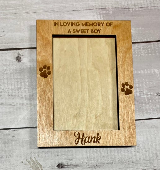 Custom Dog Picture Frames - Memorial or Celebration! 🐾