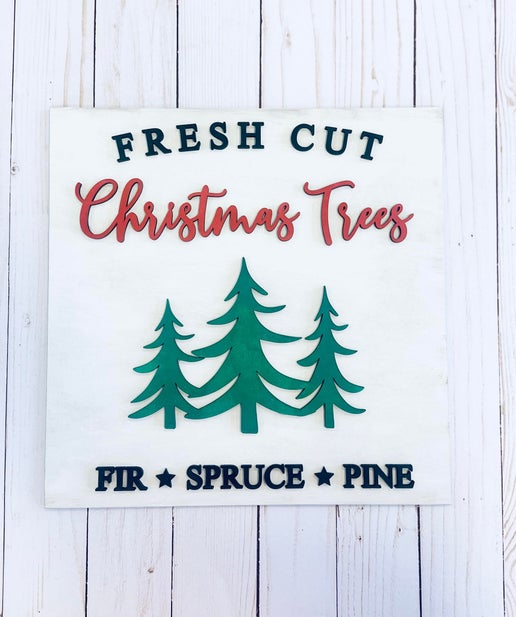 DIY Christmas Tree Sign Kit 🎄✨